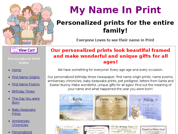 www.mynameinprint.net