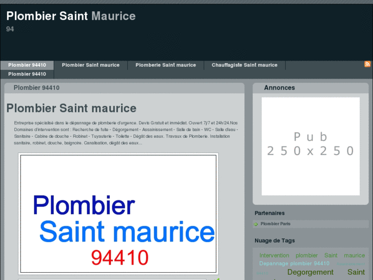 www.plombiersaintmaurice.fr