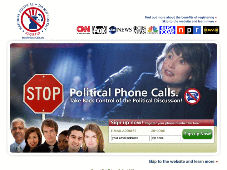 www.stopoliticalcalls.com