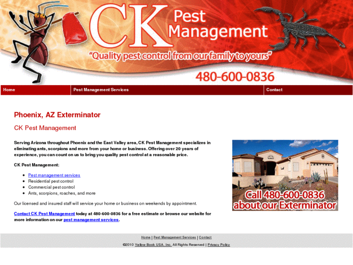 www.ckpestmanagementphoenix.com