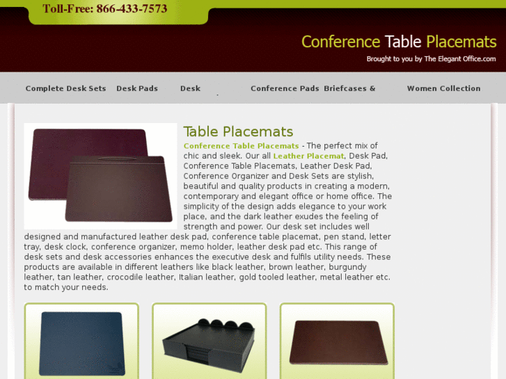 www.conferencetableplacemats.net