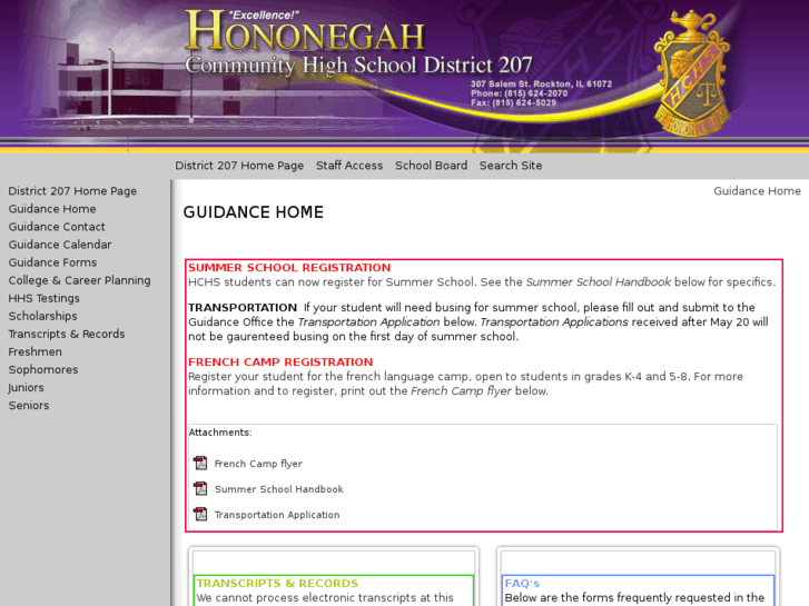 www.hononegahguidance.org