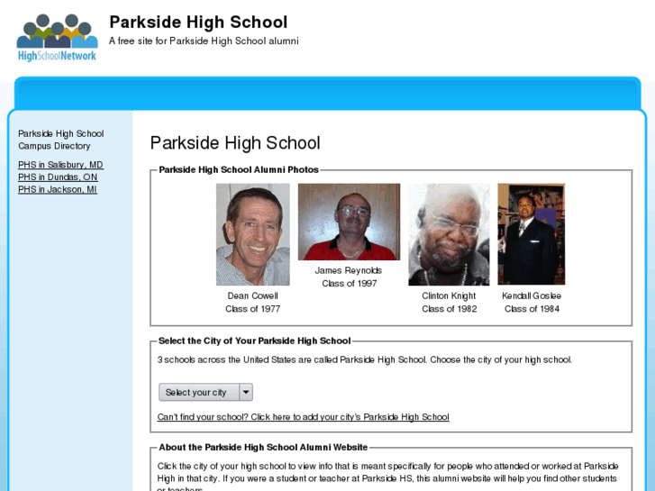 www.parksidehighschool.org