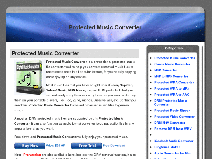 www.protectedmusicconverter.biz