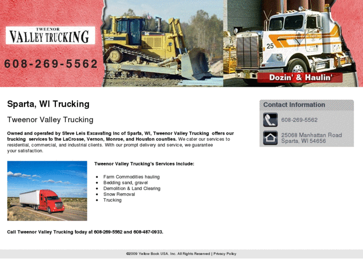 www.tweenorvalleytrucking.com