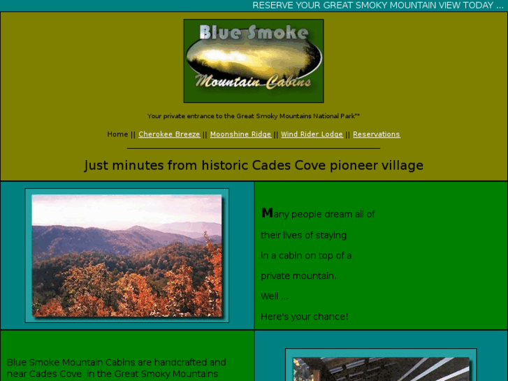 www.bluesmokecabins.com