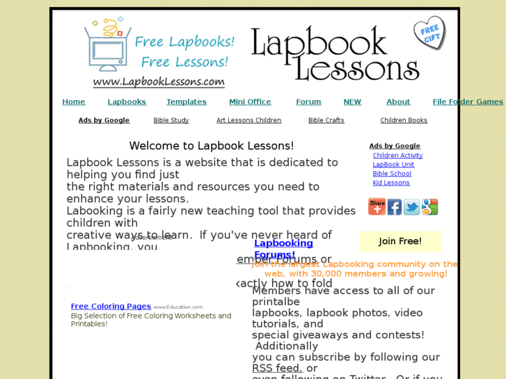 www.lapbooklessons.com