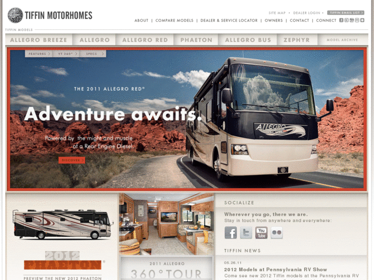 www.tiffinmotorhomes.com