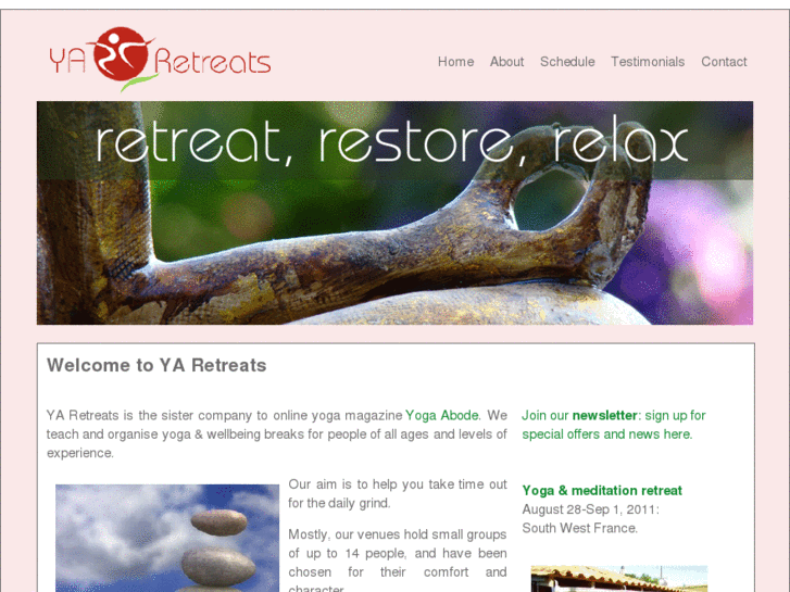 www.ya-retreats.co.uk