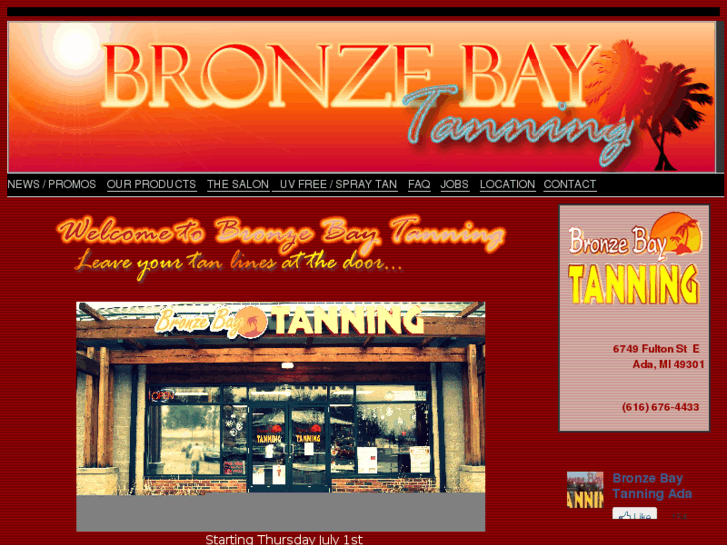 www.bronzebaytanningada.com