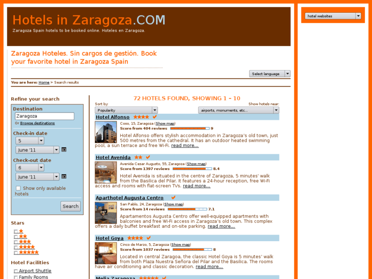 www.hotelsinzaragoza.com