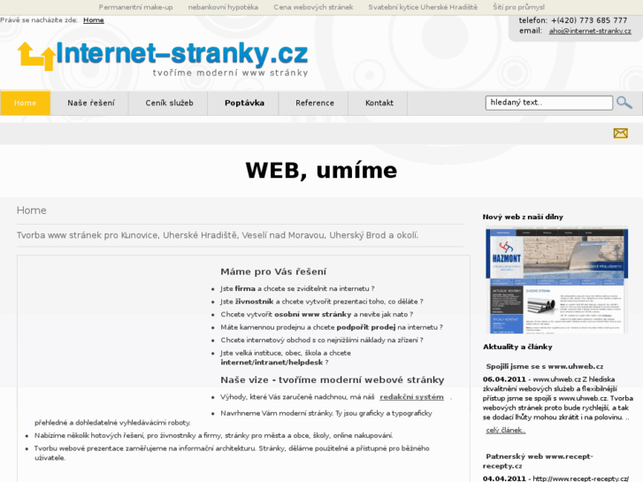 www.internet-stranky.cz