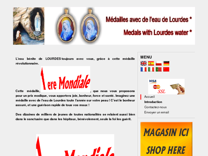 www.medailledelourdes.com