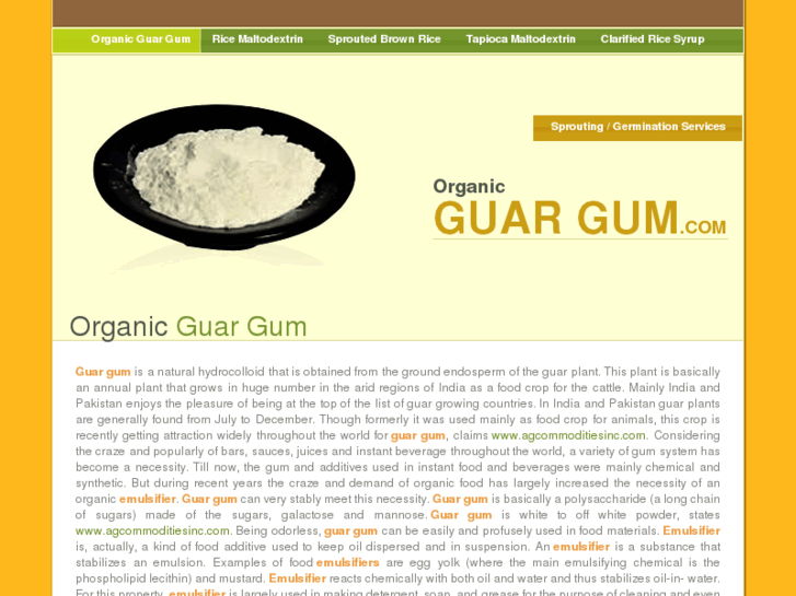 www.organicguargum.com