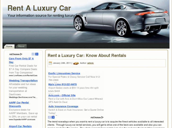 www.rentaluxurycar.org