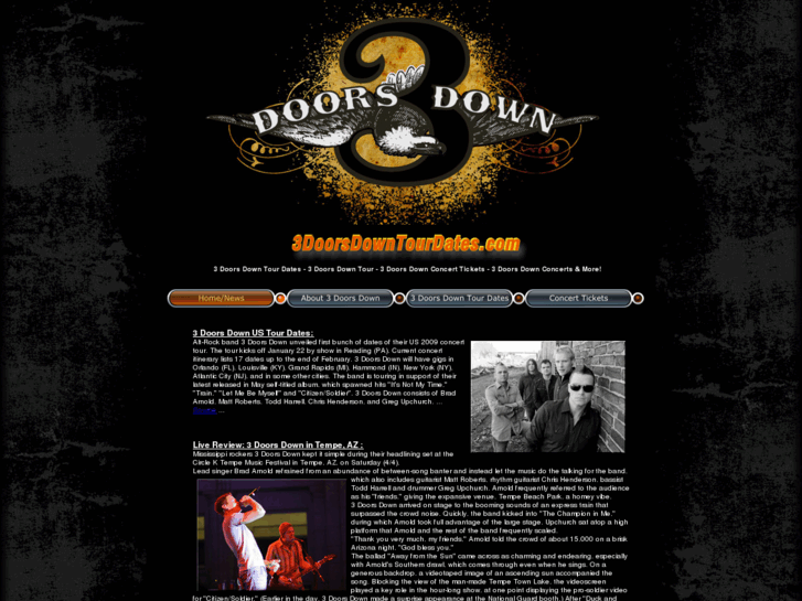 www.3doorsdowntourdates.com