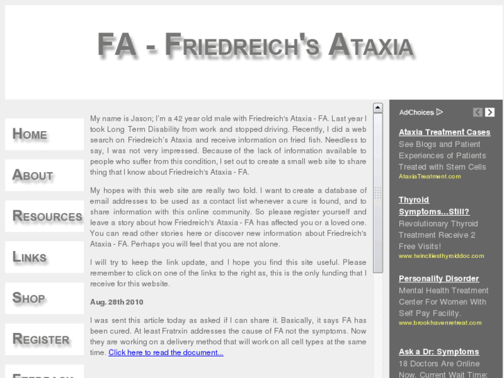 www.friedreichataxia.info