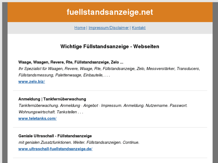 www.fuellstandsanzeige.net