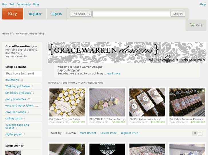 www.gracewarrendesigns.com