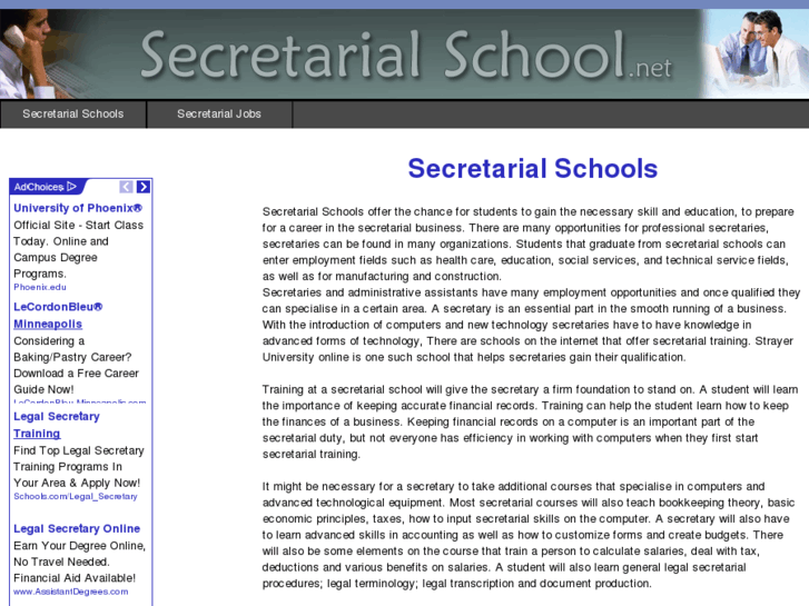 www.secretarialschool.net