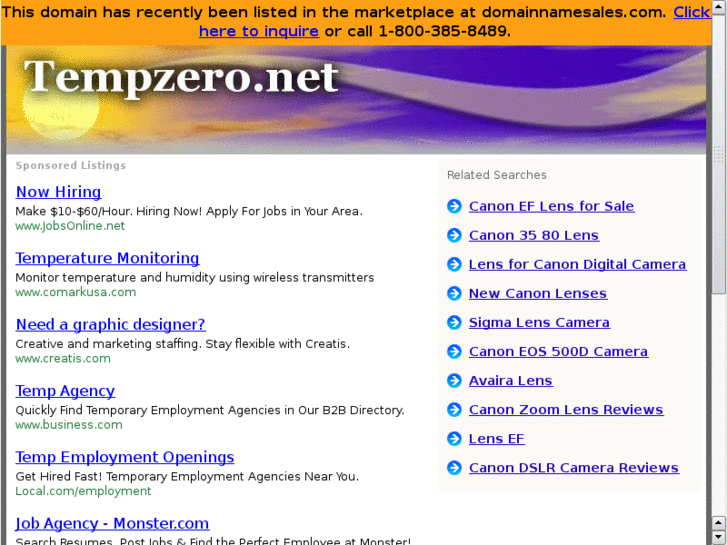 www.tempzero.net
