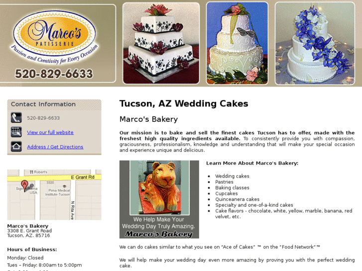 www.tucsoncustomweddingcakes.com
