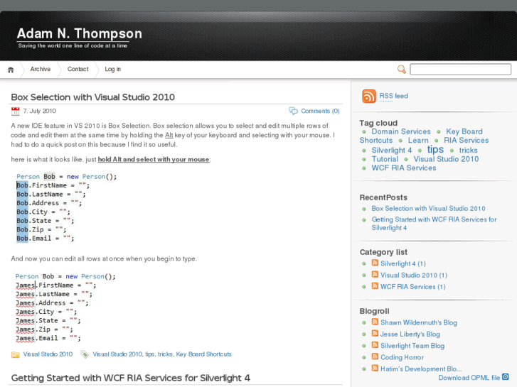 www.adam-thompson.com
