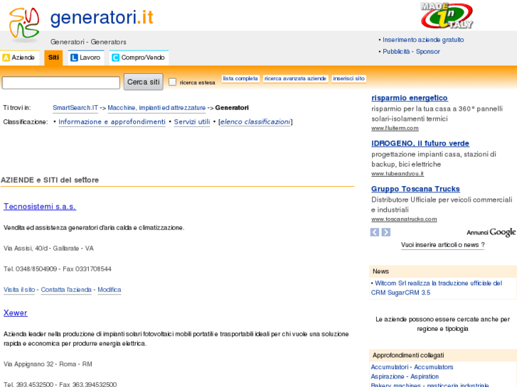 www.generatori.it