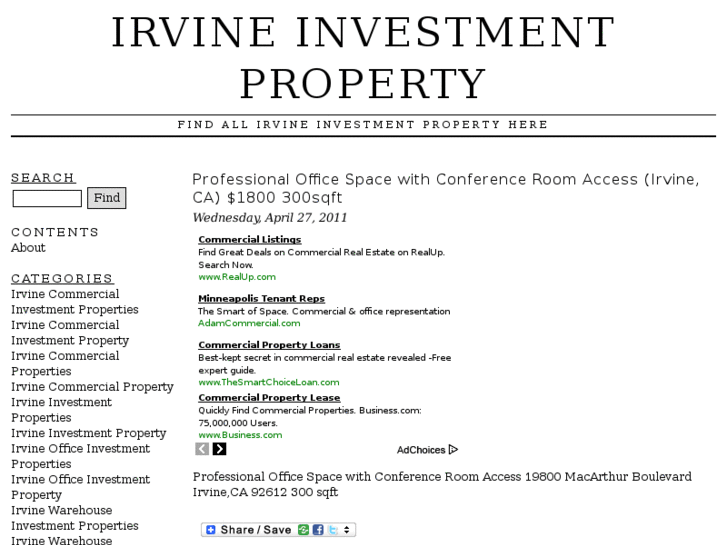 www.irvineinvestmentproperty.com