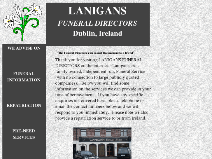 www.lanigansfunerals.com