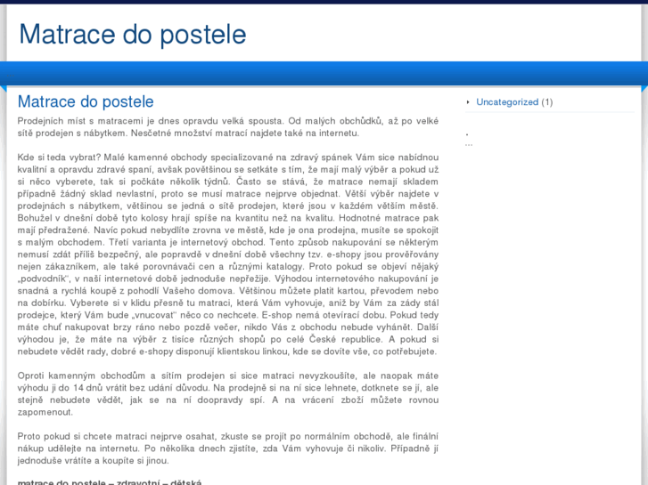 www.matrace-postele.net