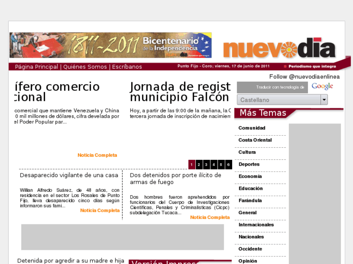 www.nuevodia.com.ve