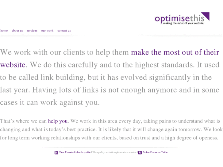 www.optimisethis.co.uk
