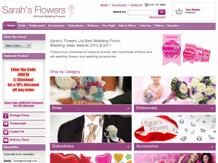 www.sarahsflowersltd.com