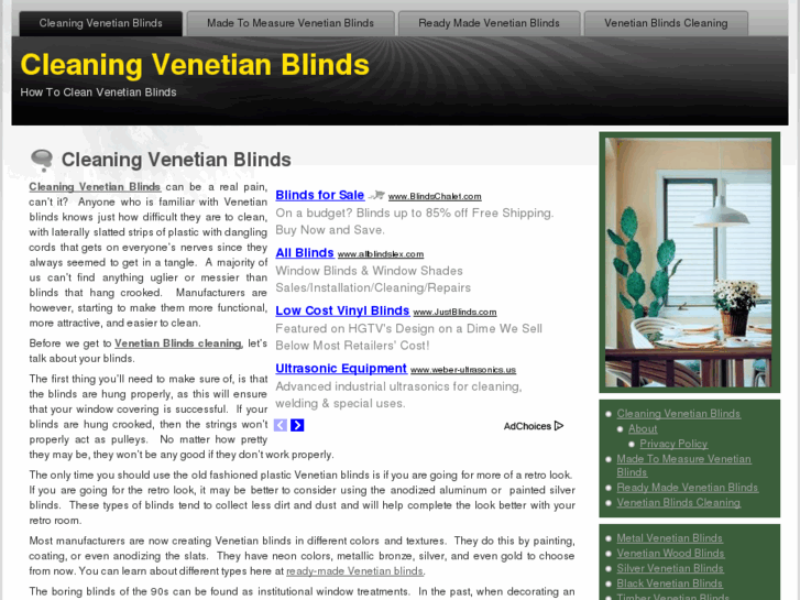 www.cleaningvenetianblinds.com