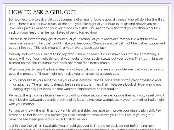 www.howtoaskgirlout.org