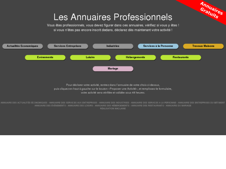 www.lesannuairesprofessionnels.fr