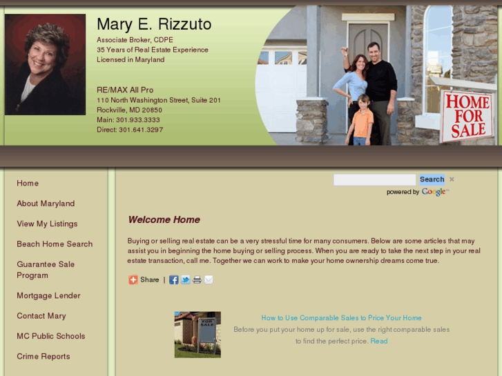 www.maryrizzuto.com