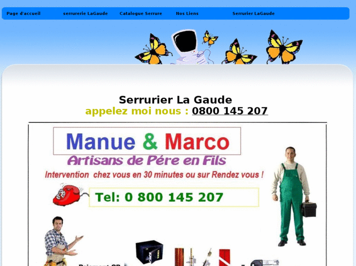 www.serrurerielagaude.net