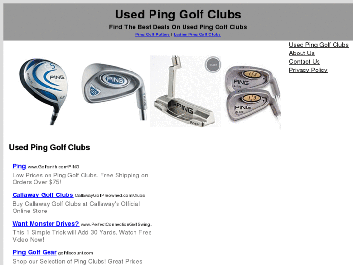 www.usedpinggolfclubs.org