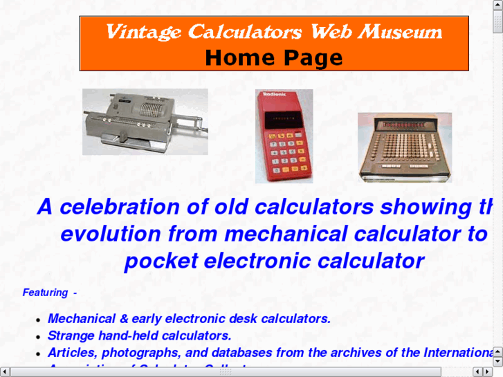 www.vintagecalculators.org