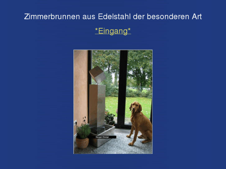 www.zimmerbrunnen-edelstahl.de