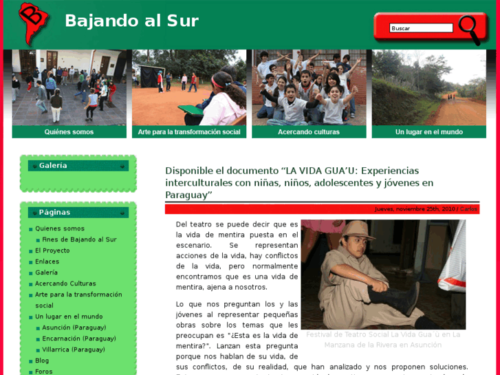 www.bajandoalsur.org