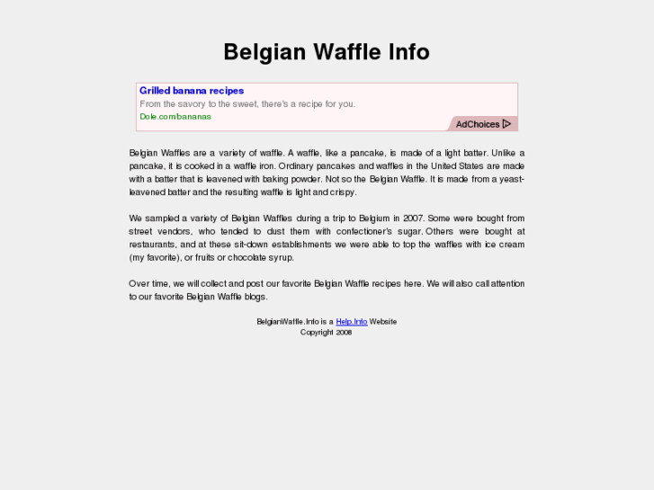 www.belgianwaffle.info