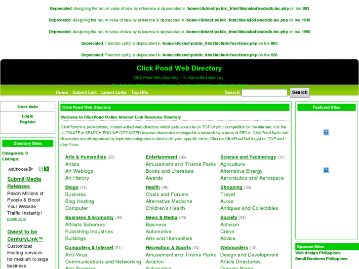 www.clickpond.net