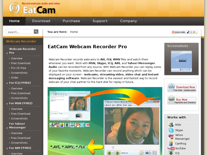 www.eatcam.com