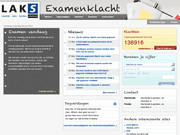 www.examenklacht.nl