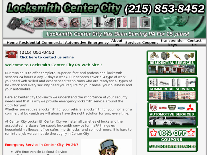 www.locksmithcentercitypa.info