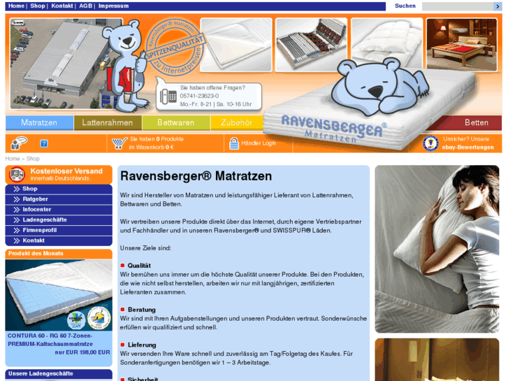 www.ravensberger-matratzen.de