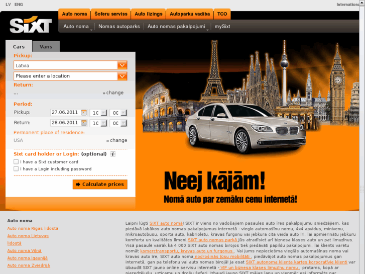 www.sixt.lv